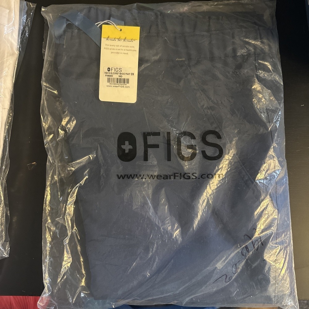 Figs Eldoret Basic Scrub Pants Men's Blue Size 2X… - image 1
